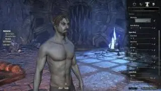 TESO Character creation Dark Elf/ Создание персонажа Тёмный эльф