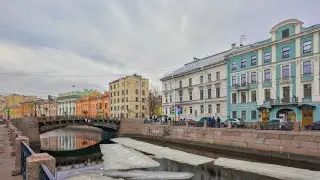 🇷🇺 4K I walked around the center of SAINT PETERSBURG. Moika 12, the courtyards of the Chapel.