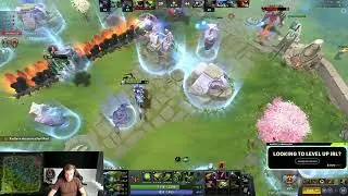 Cr1t Earth Spirit solo defends against 4 enemies