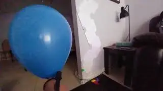 Blowing up balloons until they pop