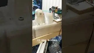 All 3d printed filament maker was broken
