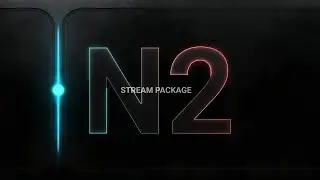 Neon Twitch Overlay │ N2 Stream Package | Blue and Red │ OBS, Streamlabs, StreamElements