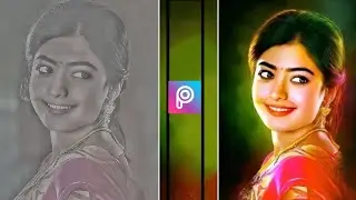 PicsArt Digital oil paint effect photo editing || PicsArt Se face smooth kaise kare