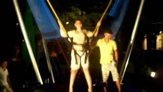 Bungee jumping board for kids (Saranda Albania)