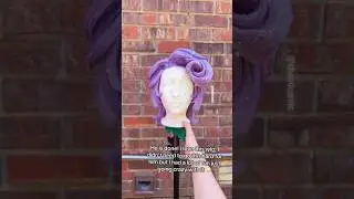 Making Periwinkle’s Wig 🌟 #cosplay #makeup #periwinkle #fairlyoddparents #cartoon #wig