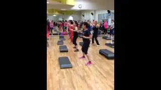 Zumba STEP Launch Cypress 24 Hour Fitness 01-25-14 with Terence Cruz