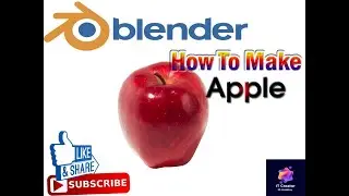 Blender 3.4.1 - Modelling a Apple | Beginner Tutorial || Modelling Apple in blender 3.4.1