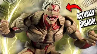 THERE’S SO MUCH DETAIL!!! (Revoltech Amazing Yamaguchi Attack on Titan Armored Titan Review)