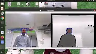 Calculating 3D world coordinates from depth data - Face distance from camera example (ROS  + OpenCV)
