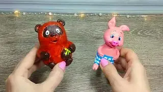Как сделать Винни Пуха и Пятачка.Поделки своими руками.Winnie the Pooh & Piglet.DIY.