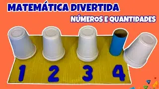 Recurso Pedagógico | Números e Quantidades | Matemática Divertida | Copo Descartável