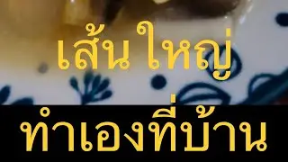 เส้นใหญ่ ทำเองที่บ้าน