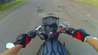 Тест драйв 800 кубовой Yamaha в "обличии двухсотки" (дорога желает лучшего) :/