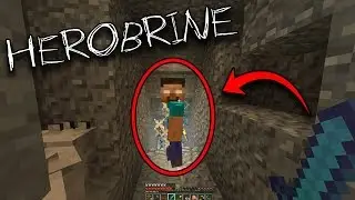 Herobrine visited my Minecraft World... AND I ATTACKED HIM! (Minecraft Herobrine Sighting 2018)