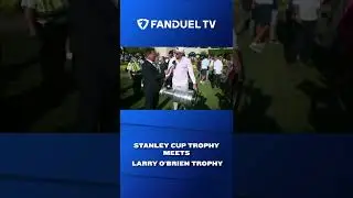 Stanley Cup Meets Larry O'Brien Trophy on FanDuel TV 🏆