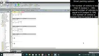 Smart Parking system || PLC ladder programming and simulation|| siemens step 7 micro-win || S7_200