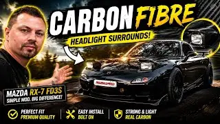 RX-7 Carbon Headlight INSTALLATION (and why they're worth it)