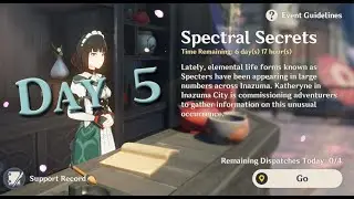 Genshin Impact | 2.1 Spectral Secrets Event (Day 5)