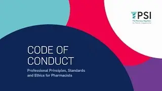 PSI's Code of Conduct for Pharmacists