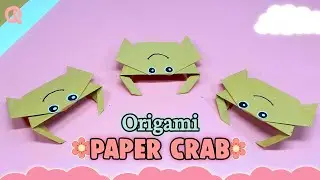 ORIGAMI CRAB |How to make origami crab easy