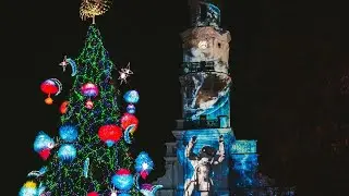 Kalėdų eglutės įžiebimas Kaune tiesiogiai 2020
