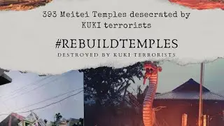 Kuki burning of MEITEIS' PAKHANGBA || Manipur War 2023