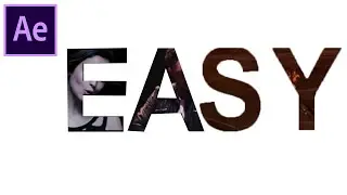 Overlay Video On Text After Effects Tutorial