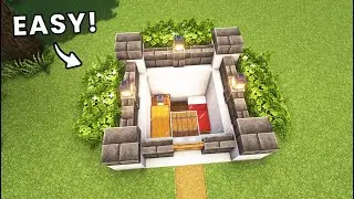 Minecraft I How to Build a Underground Base (Easy) 🏠