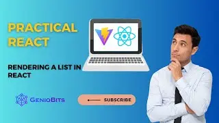 Rendering a List in React | Practical React | Imran Kabir | Geniobits