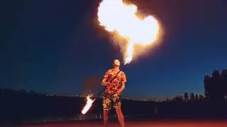 Фаер шоу на гремячем