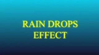 After Effects Tutorial: Realistic Rain Drop Ripple Effect | Easy Water Splash Animation