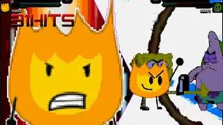 M.U.G.E.N: Spongebob & Firey Vs Patrick Star & Leafy