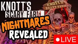 WE LIVE - Knott's Scary Farm Nightmares Revealed Event 2024