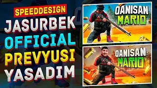 JASURBEK OFFICIAL PREVYUSINI YASADIM // SPEED DESIGN // PHOTOSHOPDA PREVYU YASASH.