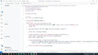 Azure Functions HTTP Trigger