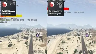 GTA V Benchmark Test | Winlator 7.1.3 Glibc Snapdragon 845 vs Snapdragon 680 part #2