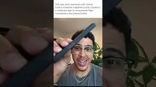 How do iPhone 16 cases work with camera control?