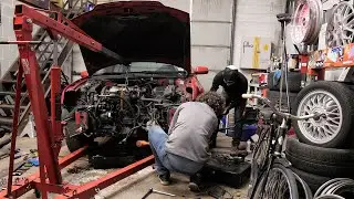 Champcar Jetta | Pulling the drivetrain