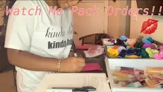 Pack my Orders with me | Lipgloss Business | Ley Nikole