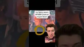 Ice Spice wears Playboi Carti’s chain at Super Bowl 