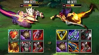 TANK SETT vs AD SETT FULL BUILD FIGHTS & Best Moments!