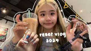 RESET VLOG 2024 | getting my hair and nails done