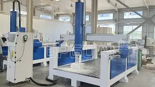 High Feeding Height Foam EPS Styrofoam CNC Router Engraving Carving  Machine