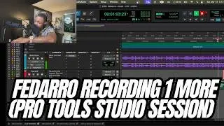 Fedarro Recording A Beat With Hook 