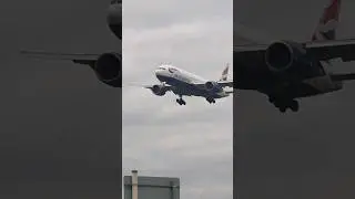British Airways B777-200 on final #shorts