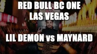 Redbull BC One Cypher Las Vegas Top 8: Lil Demon vs Maynard
