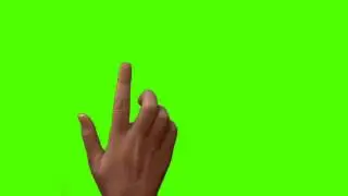 Free Touch Screen Finger Gestures on Chroma Key