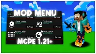 BEST MOD MENU CLIENT For MCPE 1.21+ [CRAZY FEATURES]