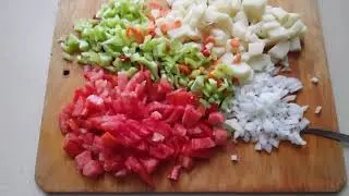 Щи постные с грибами и фасолью.