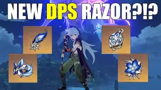 Razor w/ 4 Piece Pale Flame Set is INSANE! [Genshin Impact]